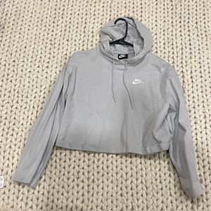 Nike womens crop hoodie